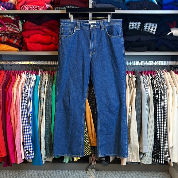 We The Free wide leg Blue Jeans size 32 - Picture 1 of 3